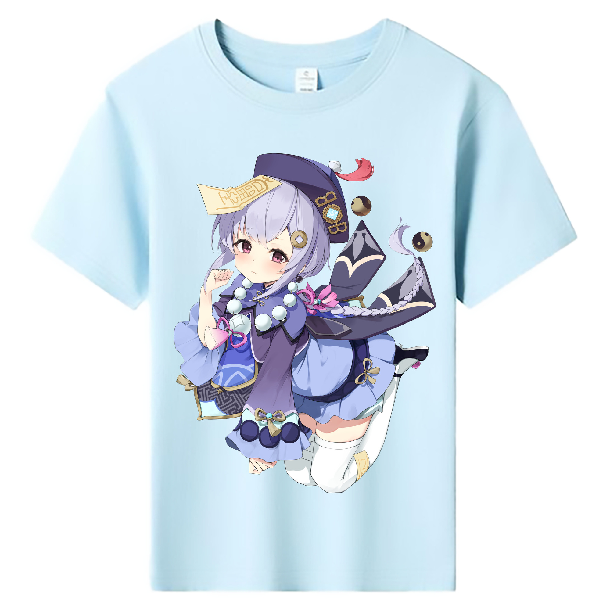 げんし神 七七 なな  genshin Nana 綿100％キッズTシャツ（フロントプリント）